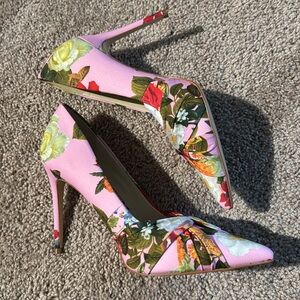 Nine West Floral Heels - Multicolor